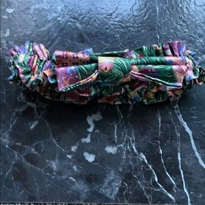 Longaberger Easter print small basket garter